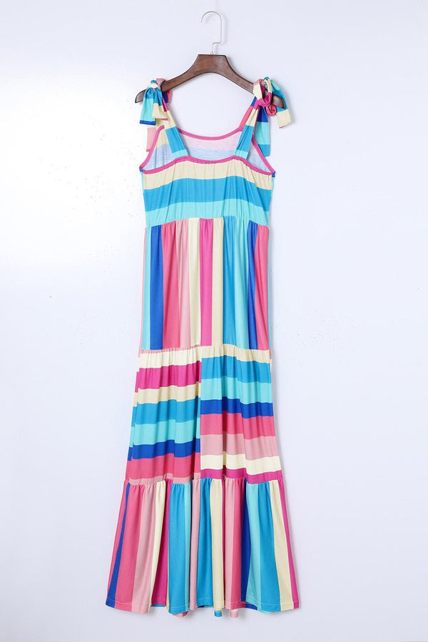 The Brighton Dress: Colorful Maxi Dress - MomQueenBoutique