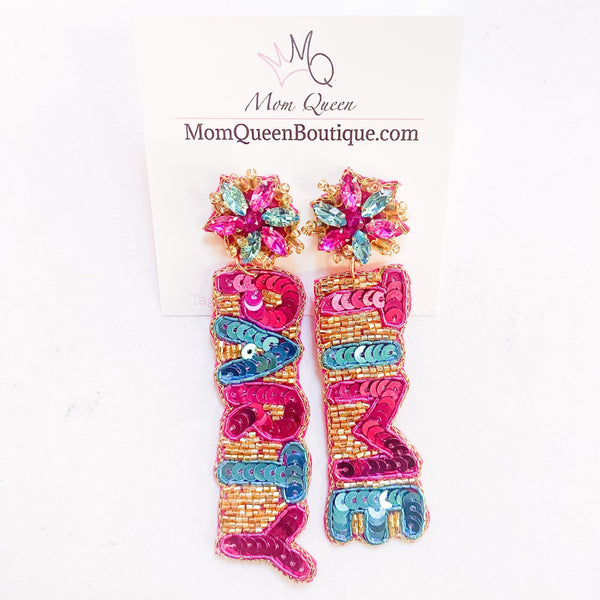 #PartyTime EARRINGS - MomQueenBoutique