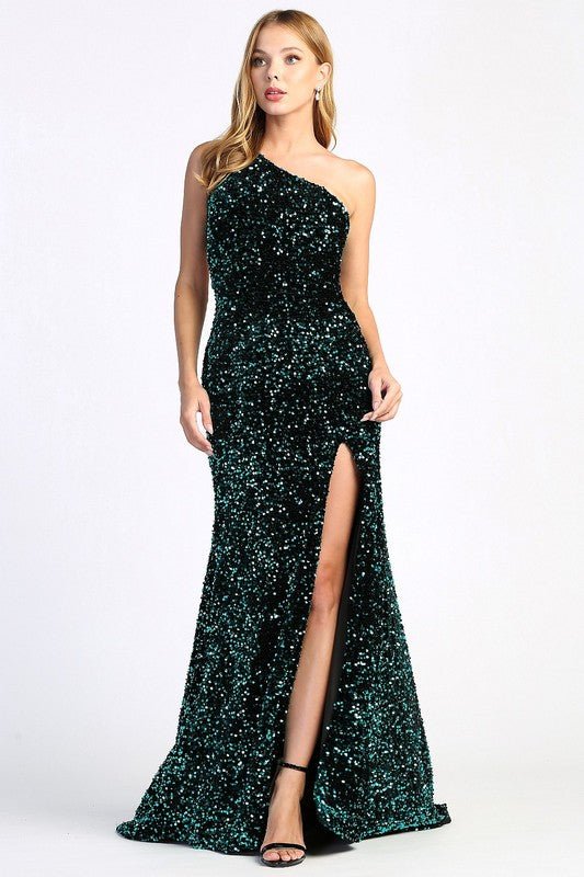 The Kimber Gown: Long Formal Prom Dress - MomQueenBoutique