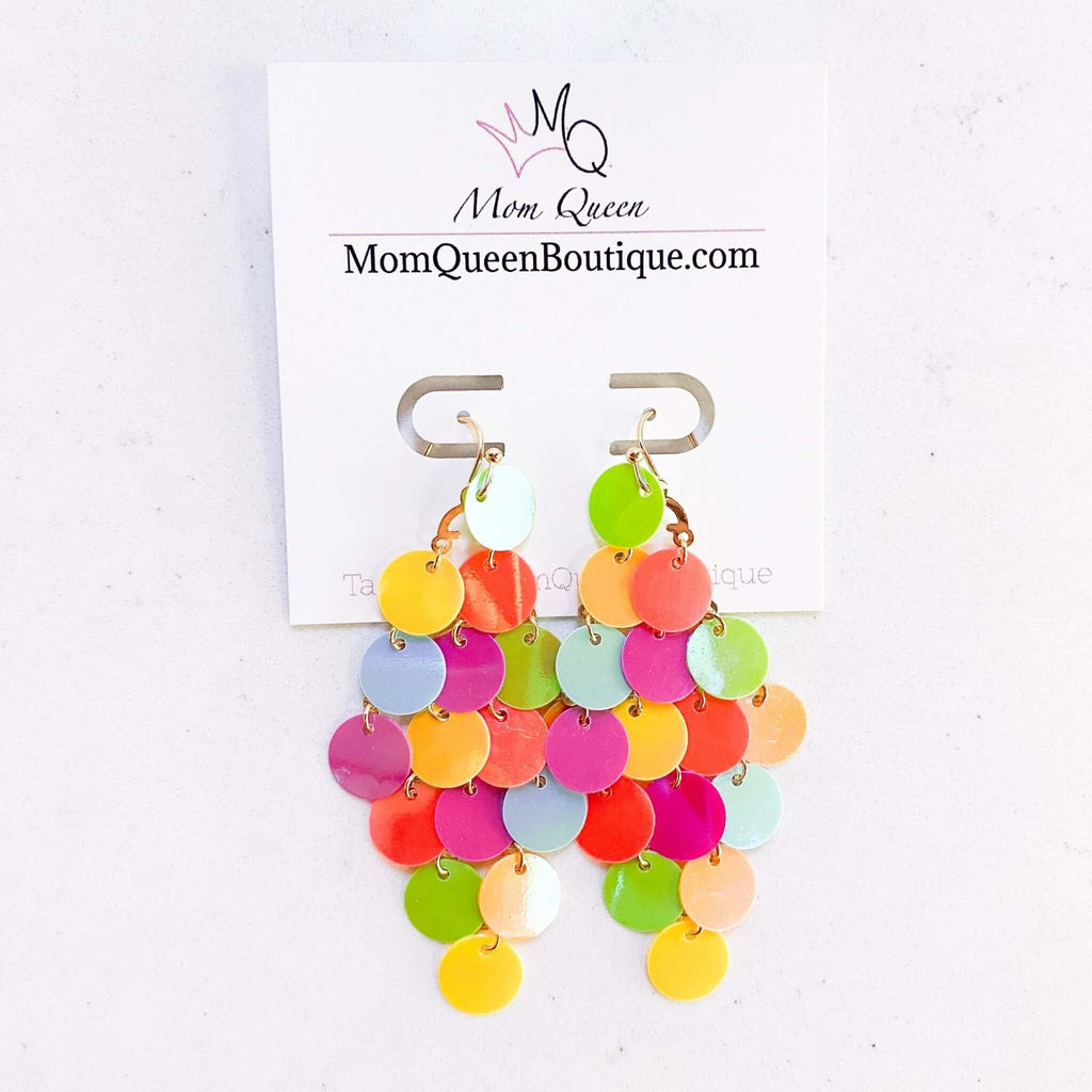 #80’sDangle Earrings - MomQueenBoutique