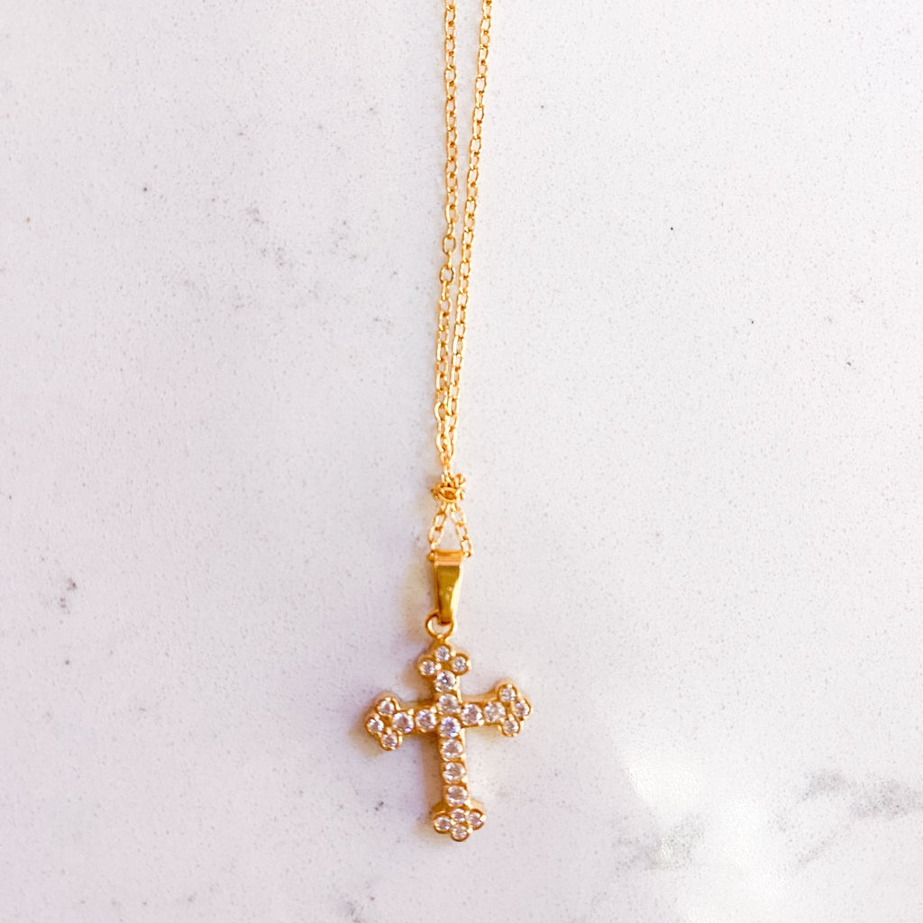 Beauty Cross Necklace - MomQueenBoutique