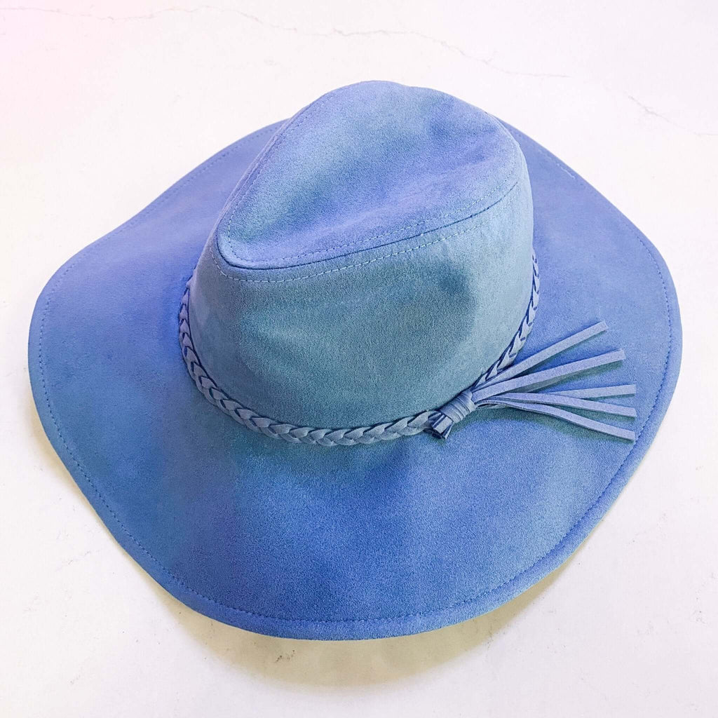 Blue Floppy Hat - MomQueenBoutique
