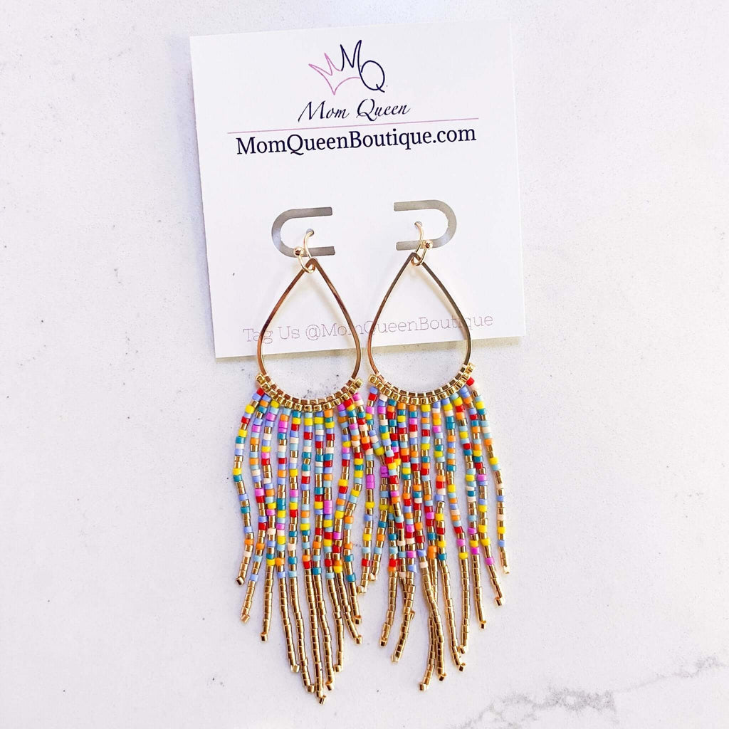 #BohoRainbow Earrings - MomQueenBoutique
