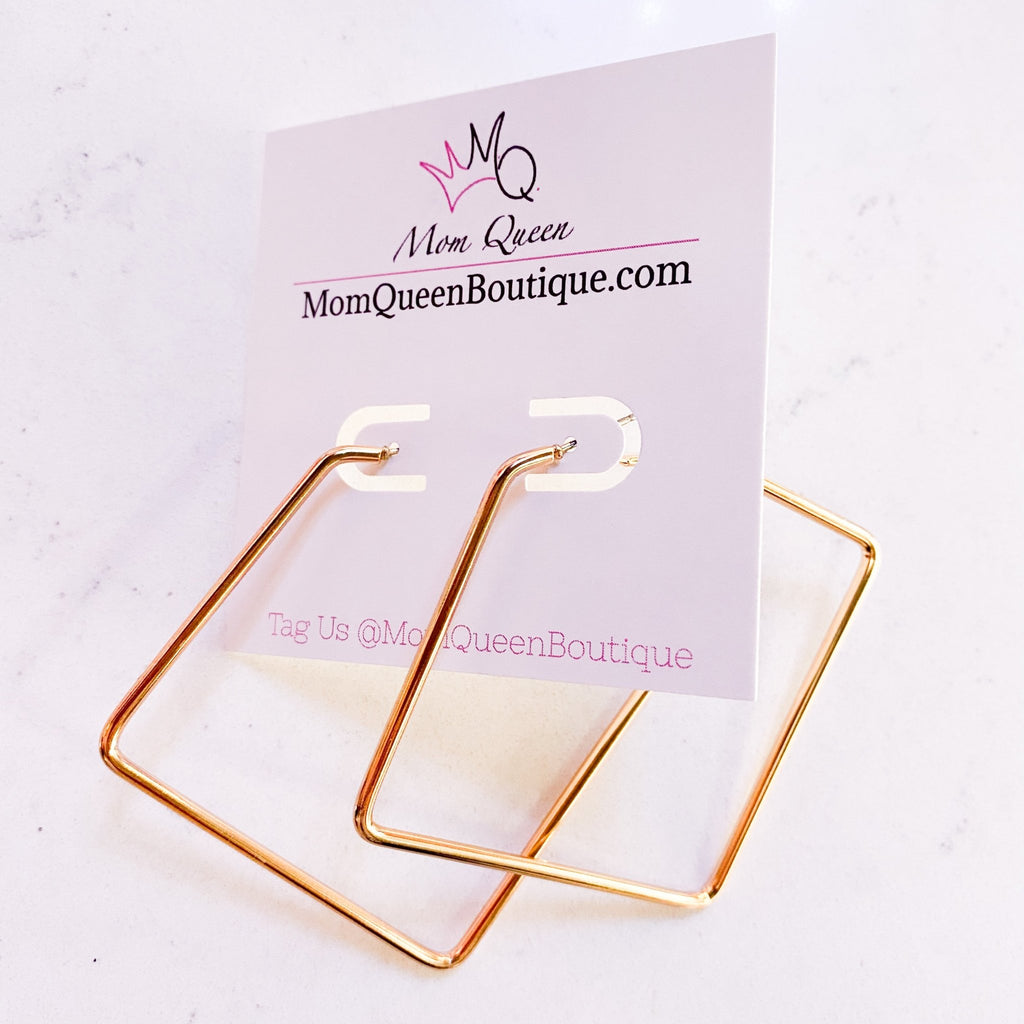 #BoldGold Hoop - MomQueenBoutique