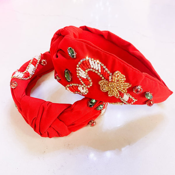 Candy Cane Dream Headband - MomQueenBoutique