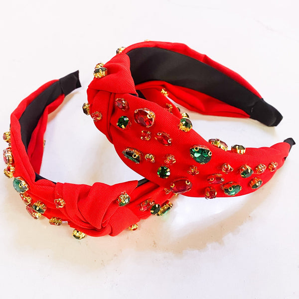 Christmas Gem Headband - MomQueenBoutique