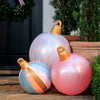 Deck The Halls With Balls: 30" Large Light - up Inflatable Christmas Holiday Balls - MomQueenBoutique