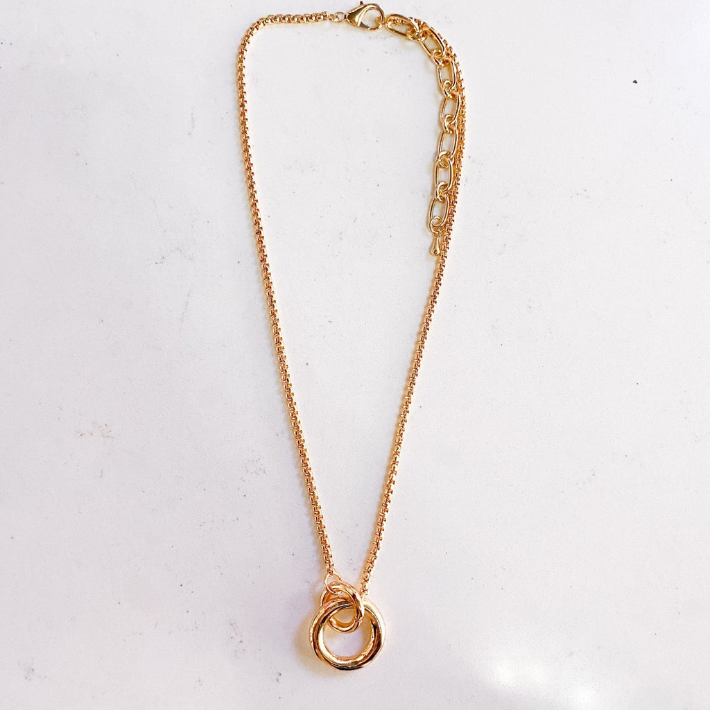 Double Charm Necklace - MomQueenBoutique