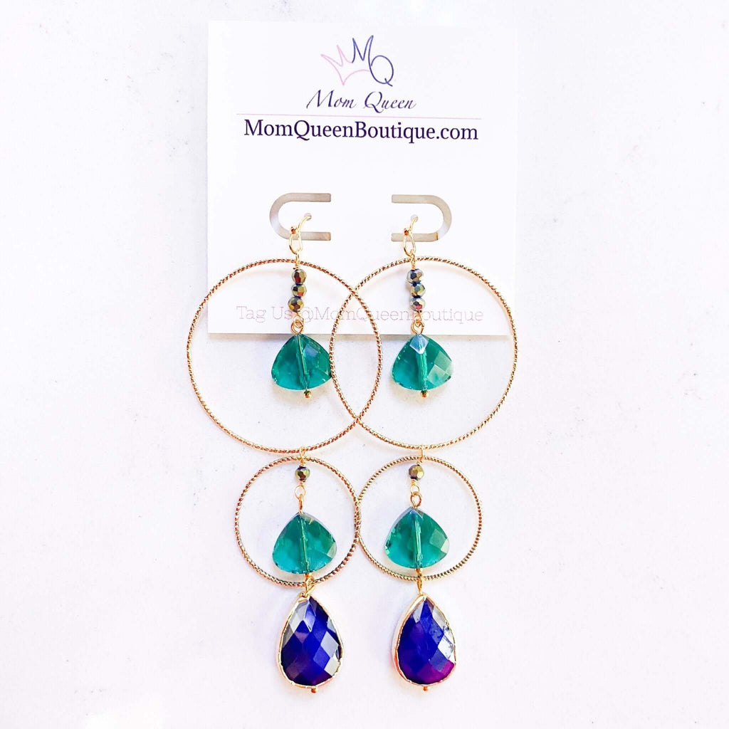 #DrippingJewels Earrings - MomQueenBoutique