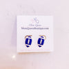 #FootballFan Earrings - MomQueenBoutique