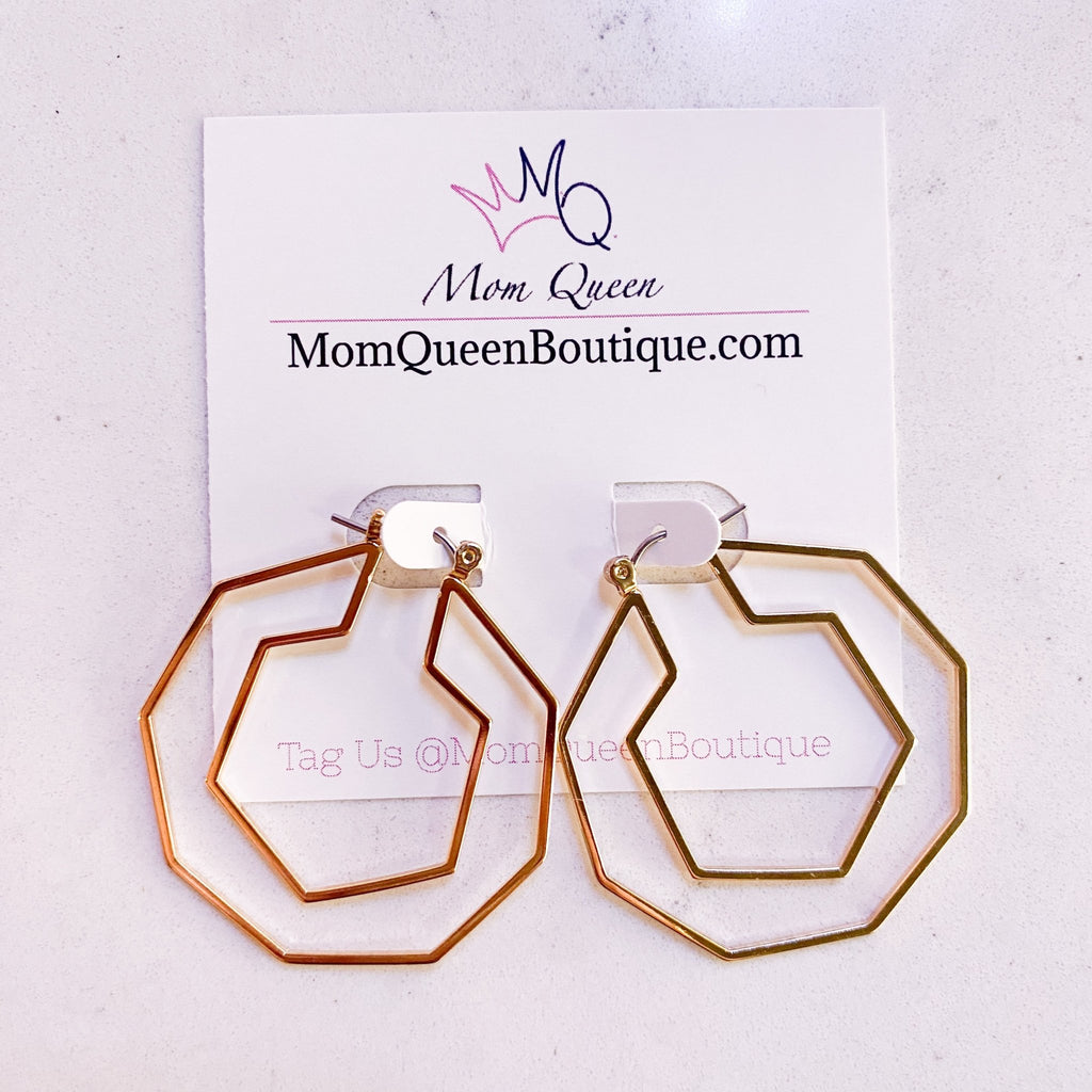 #MajesticHoop Earring - MomQueenBoutique