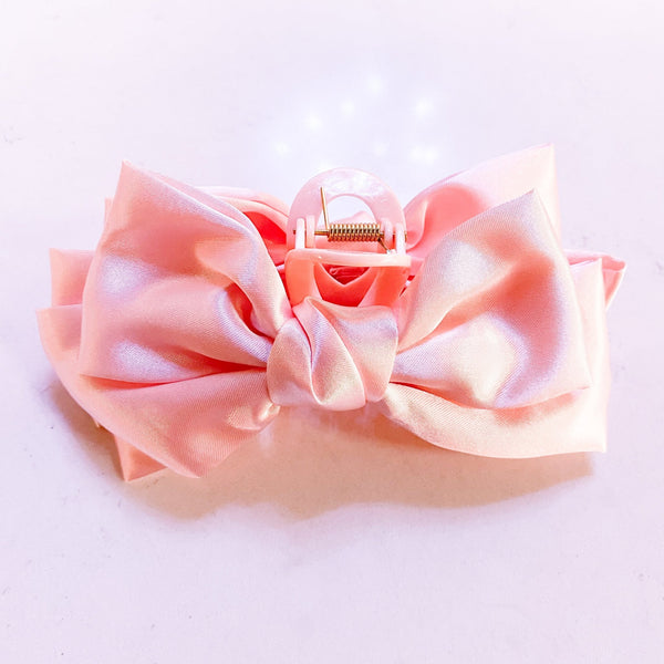 Pinky Bow Clip - MomQueenBoutique