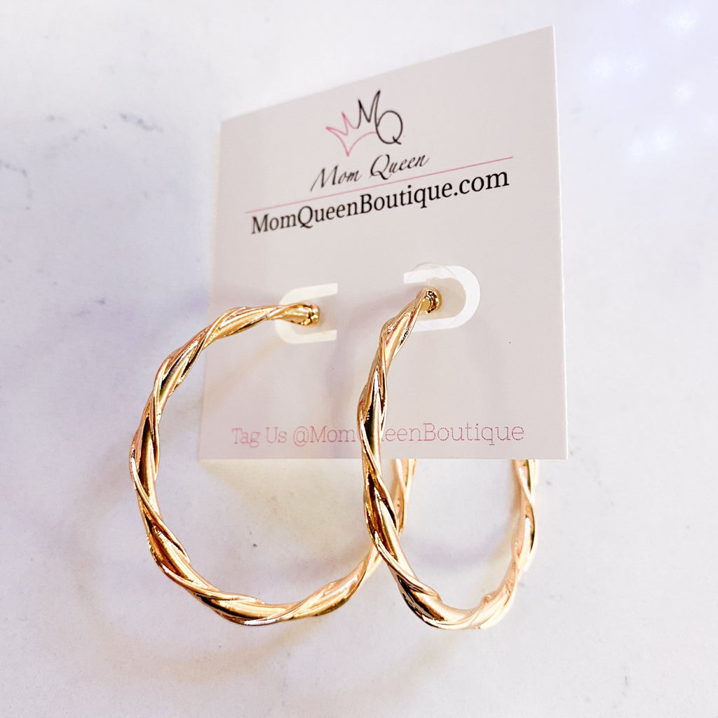 #PureGold Earrings - MomQueenBoutique