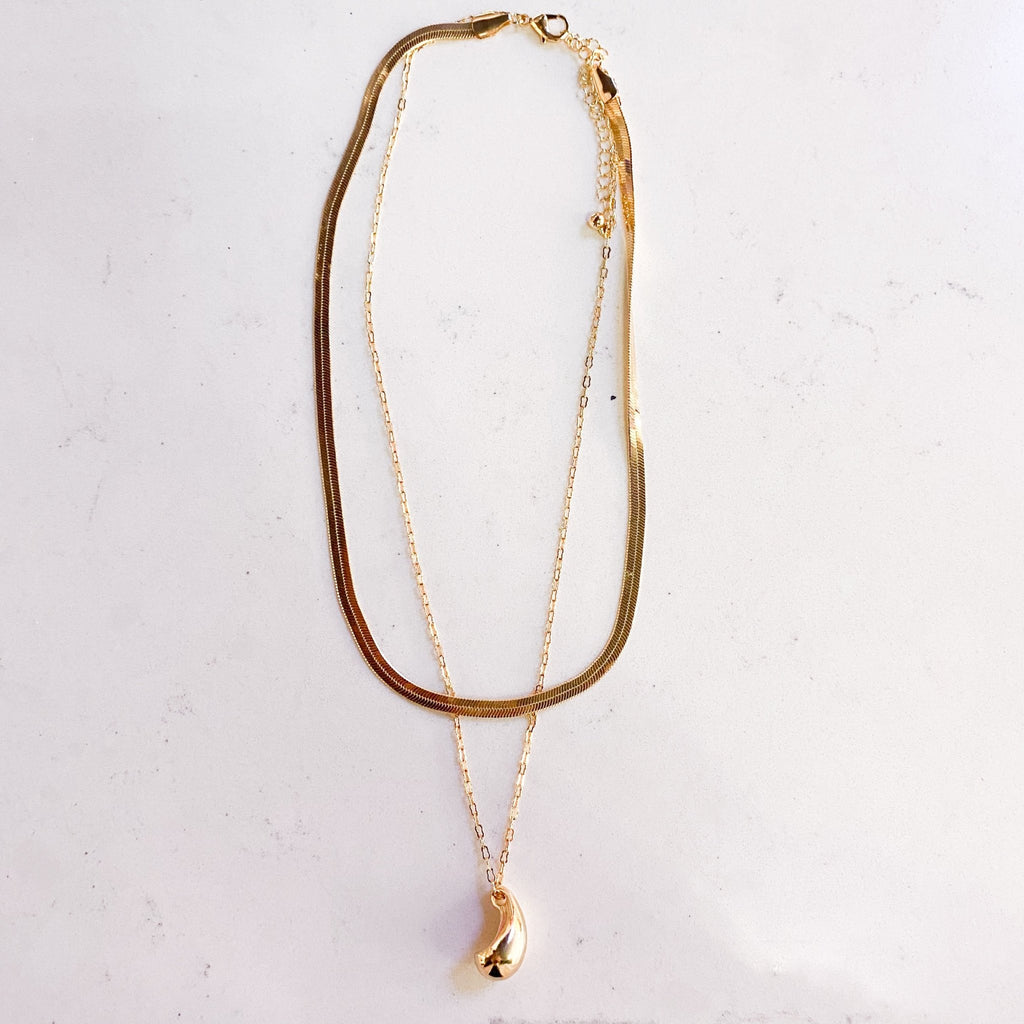Radiant Drop Necklace - MomQueenBoutique
