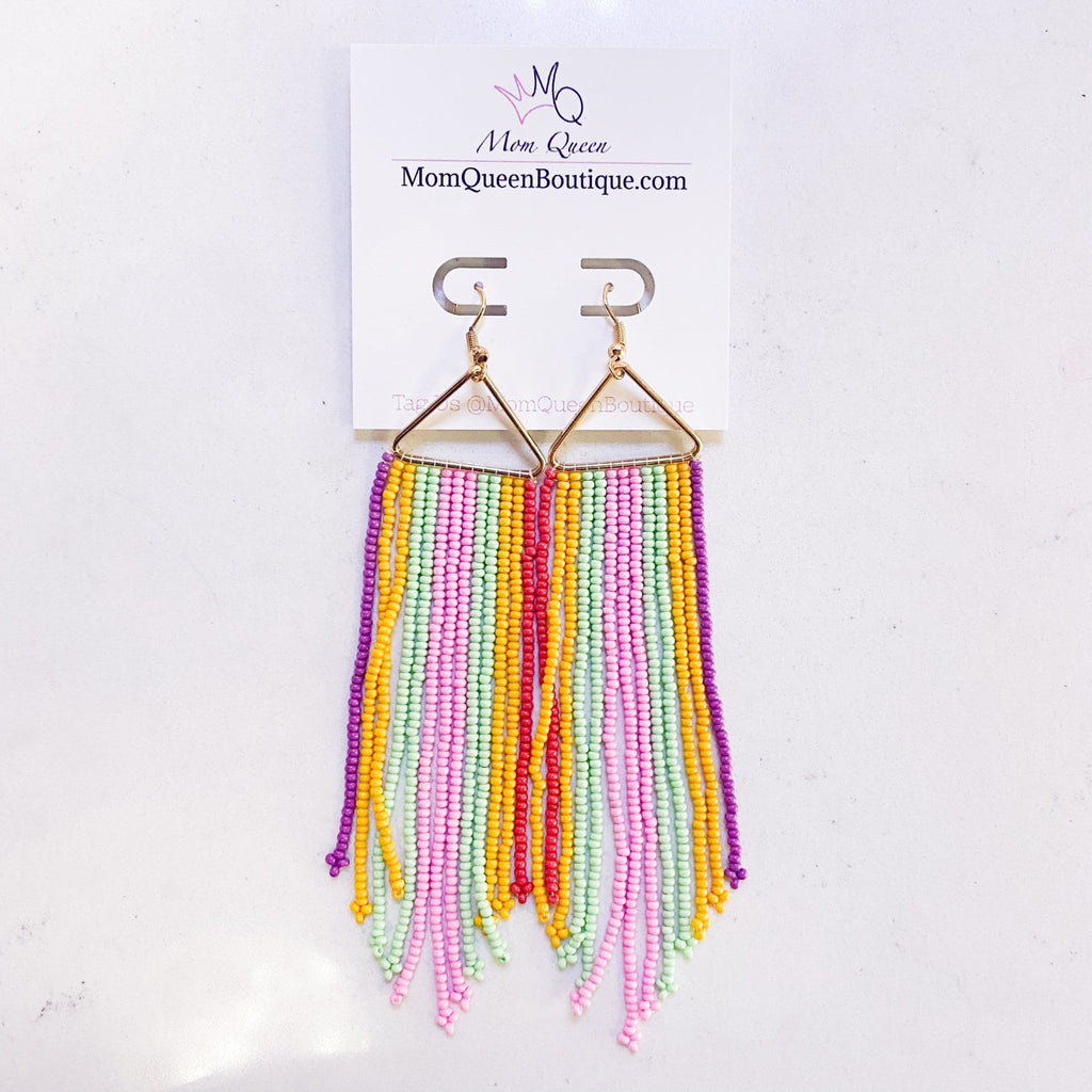 #RainbowRains Earrings - MomQueenBoutique