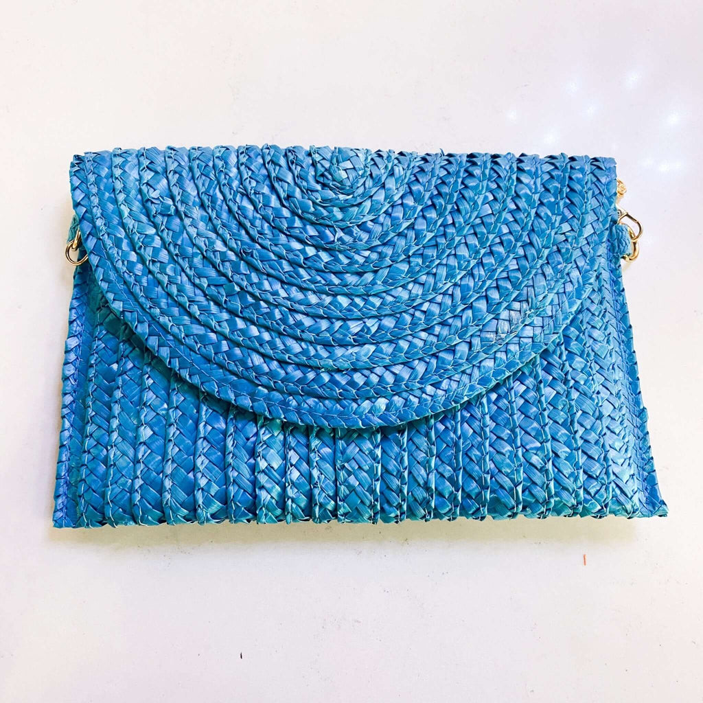 Sassy Summer Purse: Wicker Summer Convertible Clutch Purse - MomQueenBoutique