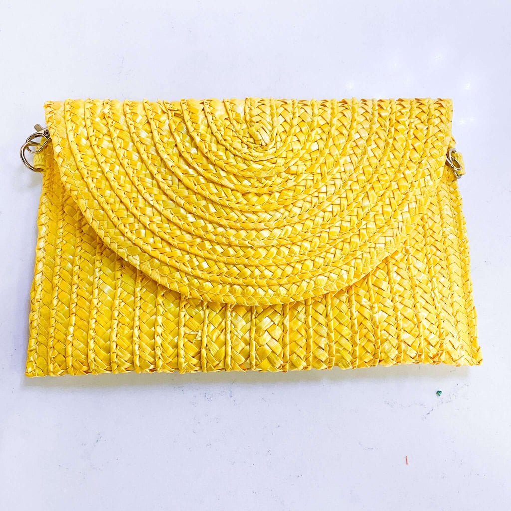 Sassy Summer Purse: Wicker Summer Convertible Clutch Purse - MomQueenBoutique