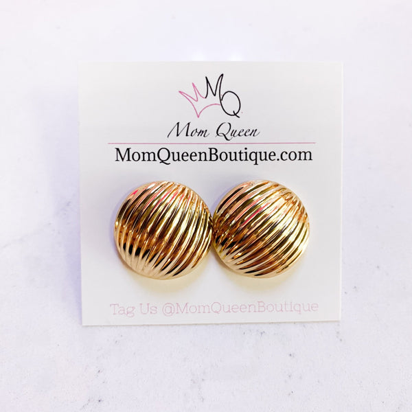 #SolarSwirl Studs - MomQueenBoutique