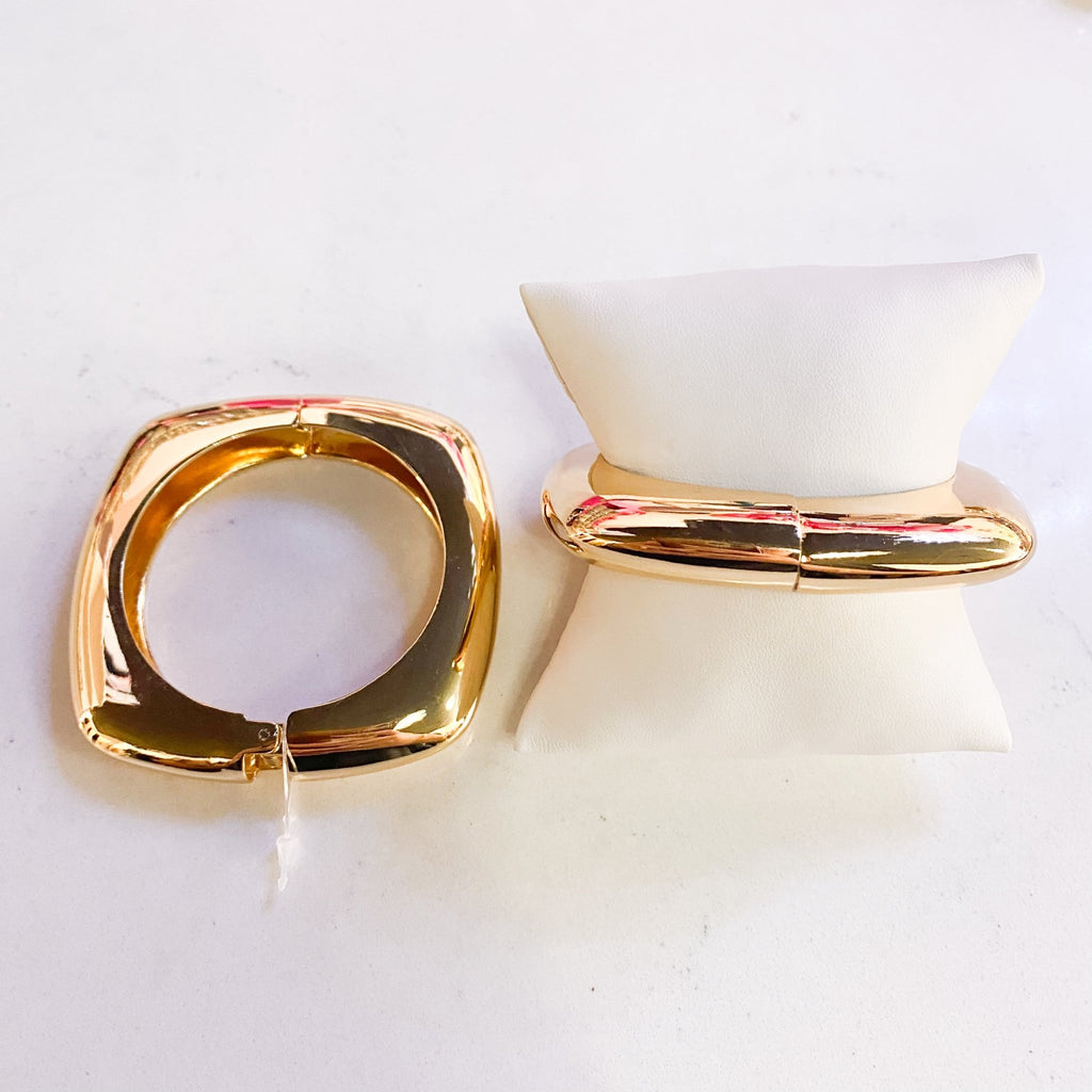 Squared Golden Bracelet - MomQueenBoutique