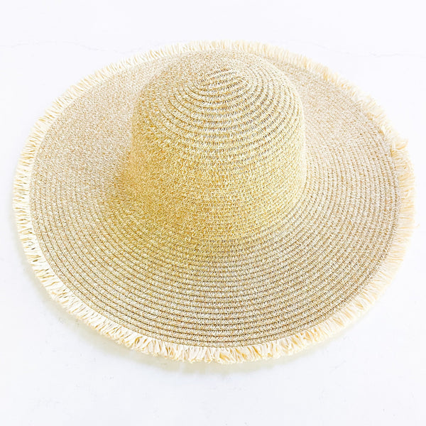 Sunny Days Hat: Straw Wicker Beach Hat - MomQueenBoutique