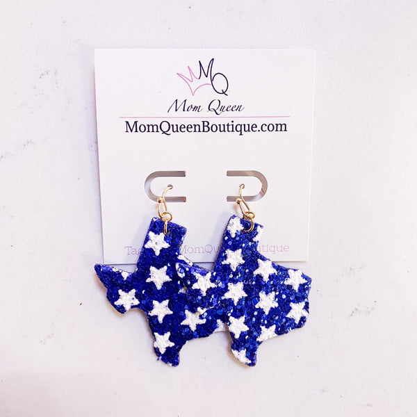 #TexasPride Earrings - MomQueenBoutique