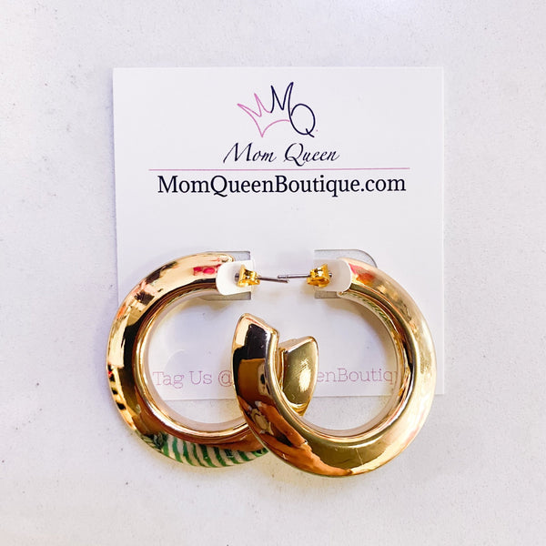 #ThatGirlHoop Earrings - MomQueenBoutique