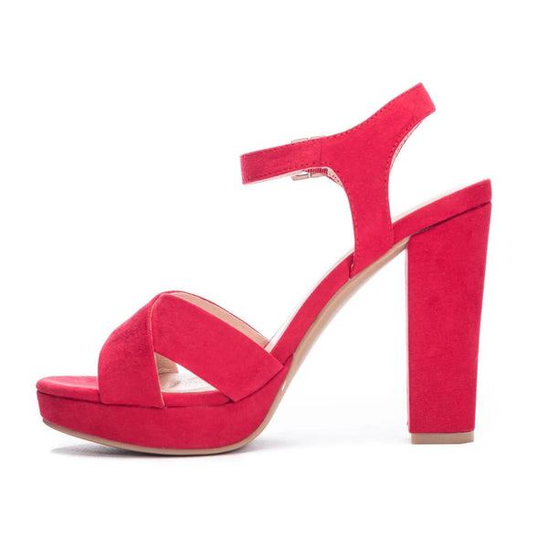 The Always Platform Sandal Heel: Red Platform Heel - MomQueenBoutique