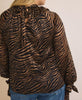 The Beth Blouse: Long Sleeve Animal Print Blouse - MomQueenBoutique