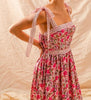 The Betty Dress: Floral Maxi With Lace Straps - MomQueenBoutique