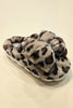 The Big Fluffy Fun Bow Slippers: Leopard and Red Bow Slippers - MomQueenBoutique