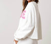 The Bride Sweatshirt: Sequins & Towel Embroidered Bride Sweatshirt - MomQueenBoutique