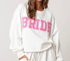The Bride Sweatshirt: Sequins & Towel Embroidered Bride Sweatshirt - MomQueenBoutique