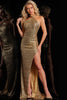 The Bristol Gown: Long Formal Prom Dress Jovani 26197 - MomQueenBoutique