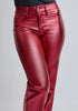 The Candy Pants: Red Pleather Metallic Pants - MomQueenBoutique