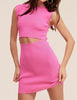 The Dana Dress: Bodycon Cut Off Ribbed Dress - MomQueenBoutique