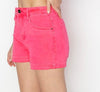 The Dani Shorts: Pink Denim Shorts - MomQueenBoutique