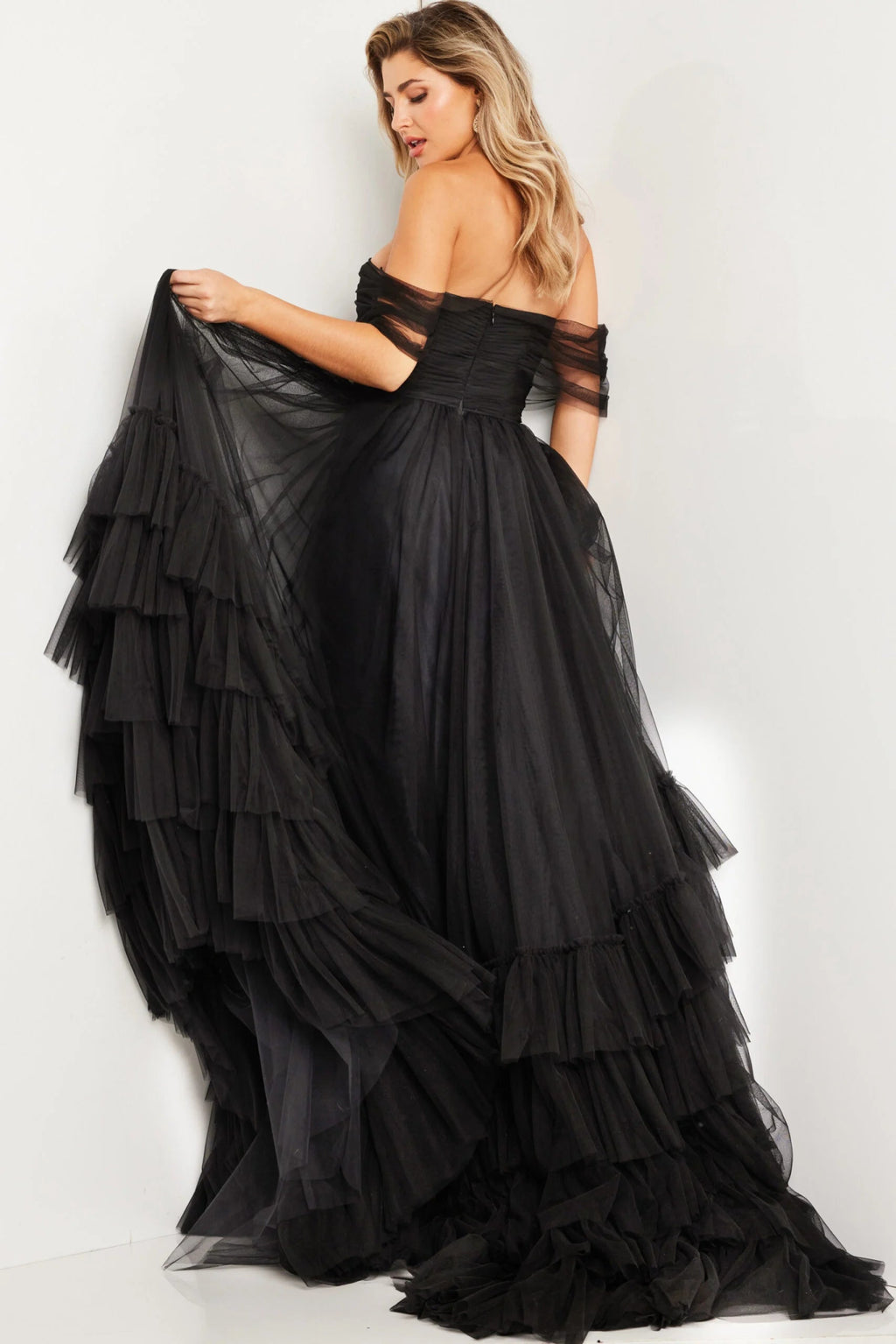The Dina Gown: Long Formal Prom Dress Jovani 37608 - MomQueenBoutique