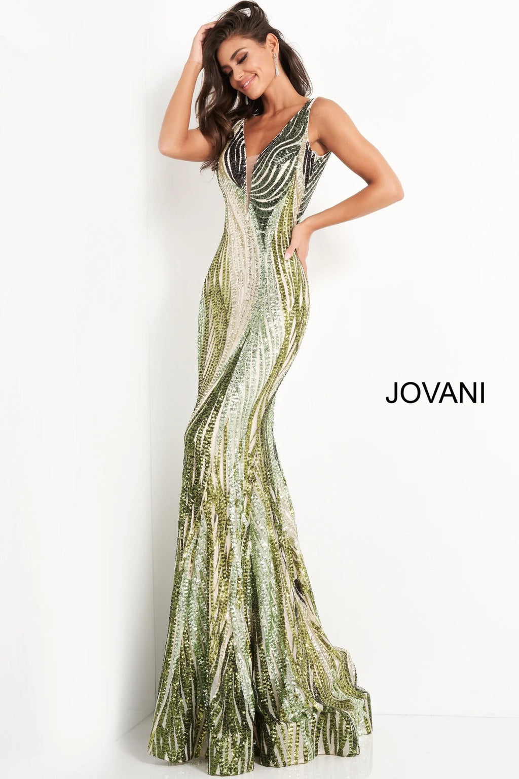 The Dior Gown: Long Formal Prom Dress Jovani 05103 - MomQueenBoutique