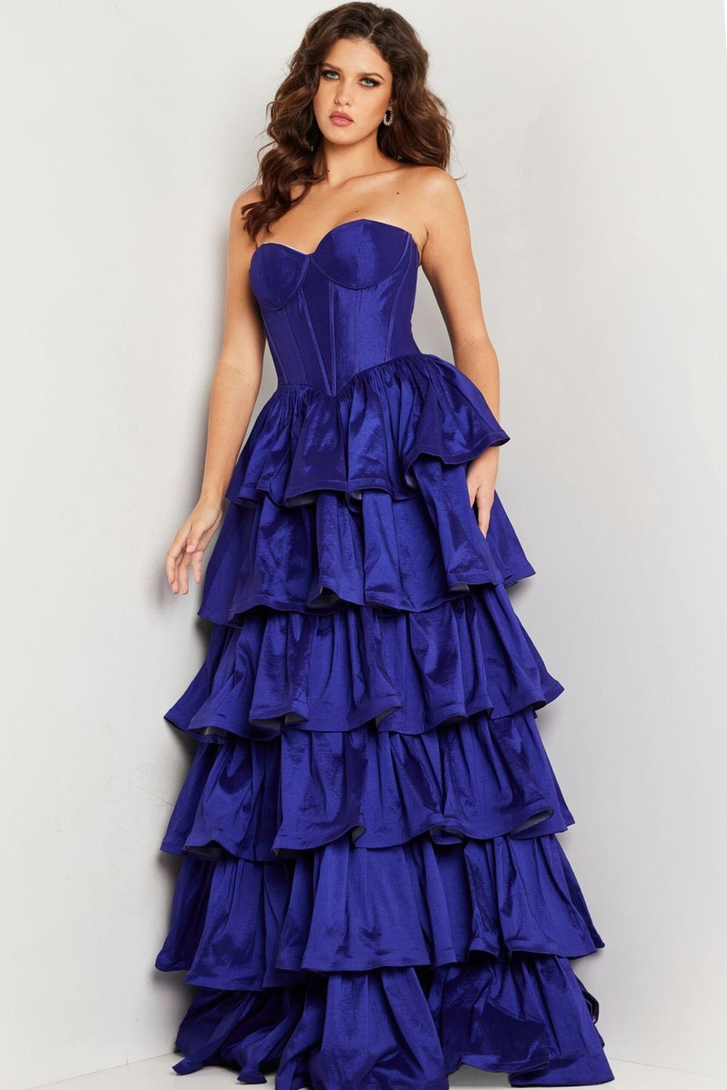 The Ezra Gown: Long Formal Prom Dress Jovani 36619 - MomQueenBoutique