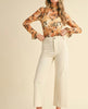 The Fallon Top - Long Sleeve Floral Mesh Top - MomQueenBoutique