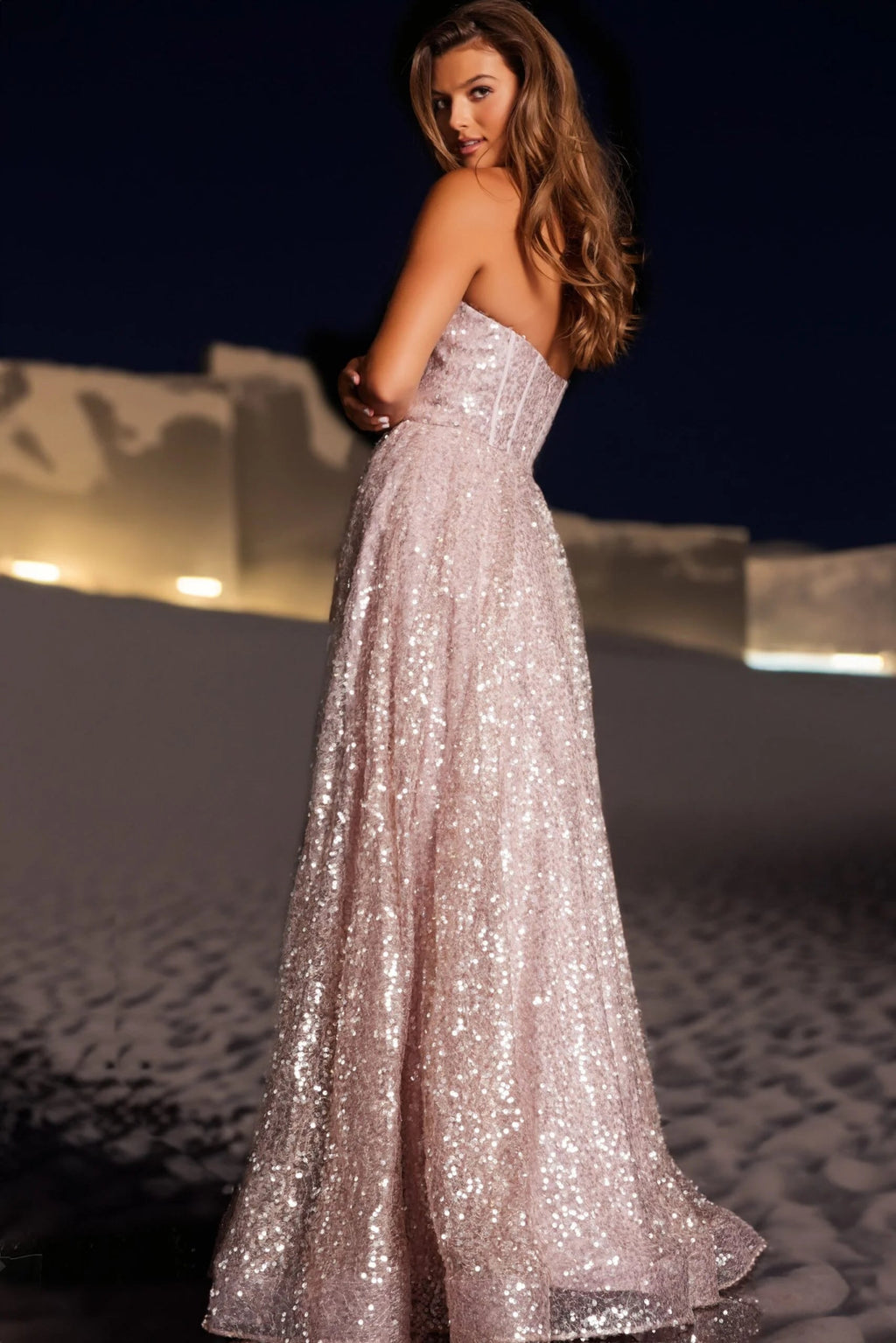The Georgia Gown: Long Formal Prom Dress Jovani 38607 - MomQueenBoutique