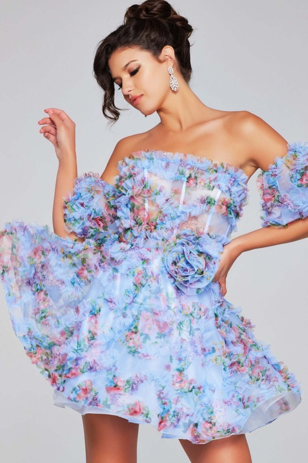 holiday dress loft The Gina Dress: Short Formal Homecoming Dress Jovani #42573–  MomQueenBoutique