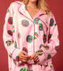 The Glittermas Pajamas: Pink Christmas Pajama Set - MomQueenBoutique