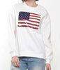 The God Bless America Sweatshirt: Sequin American Flag Sweatshirt - MomQueenBoutique