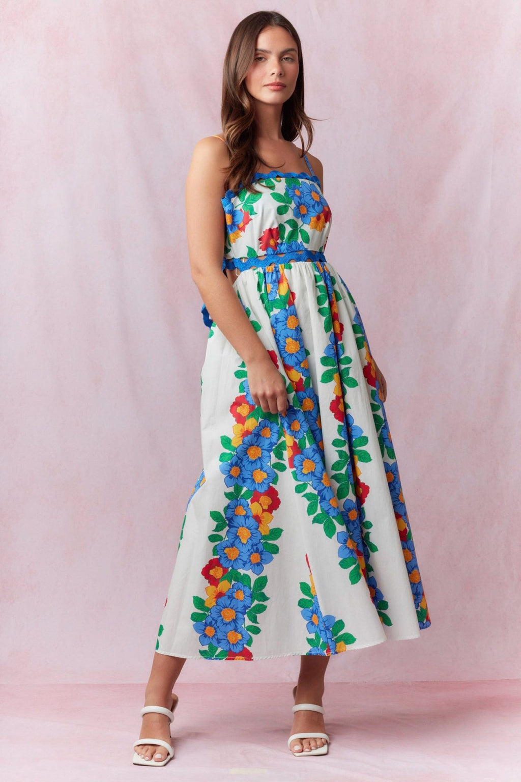 The Hadley: Floral Cut Out Maxi Dress– MomQueenBoutique