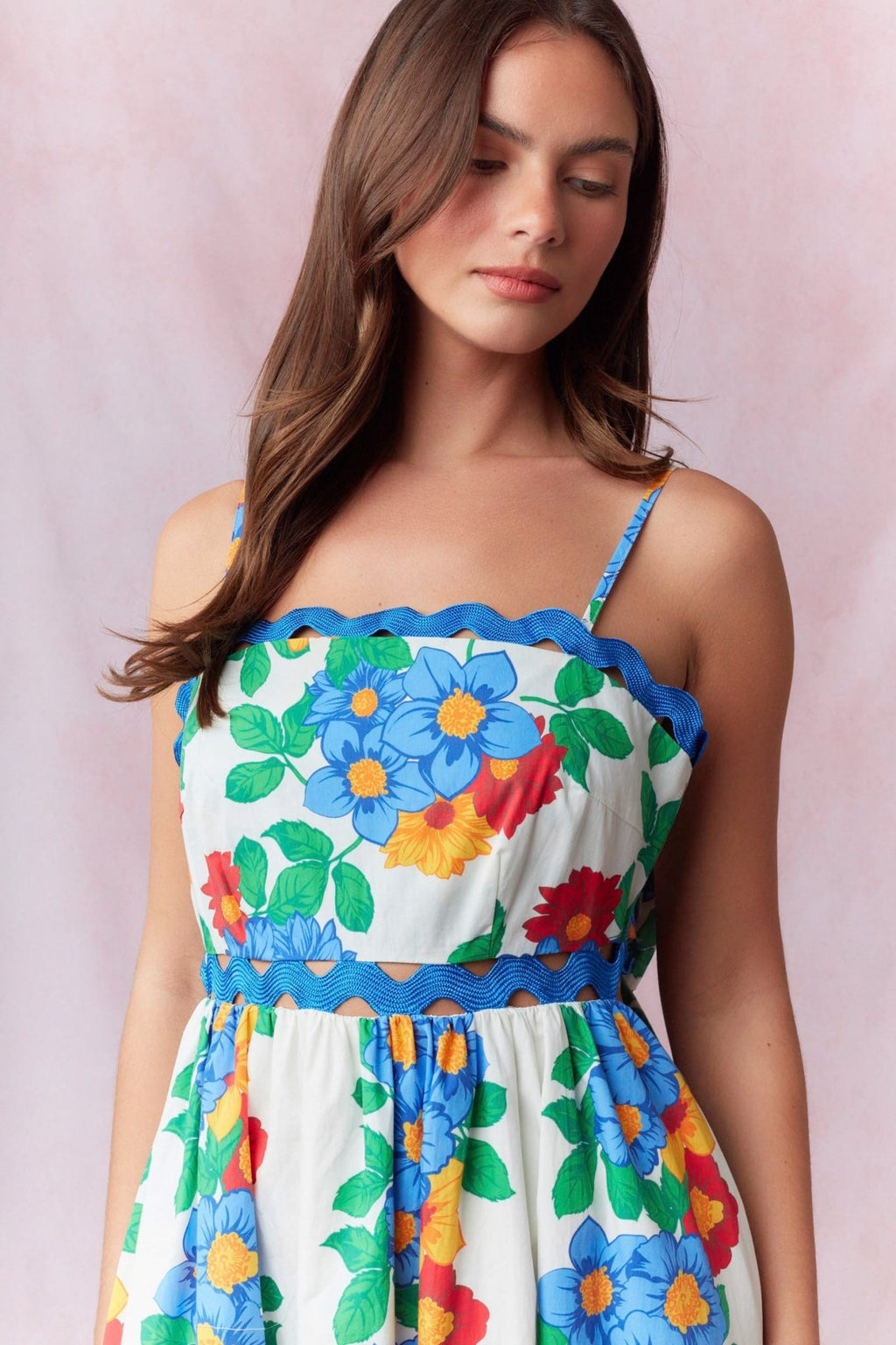 hadley maxi dress The Hadley: Floral Cut Out Maxi Dress Small