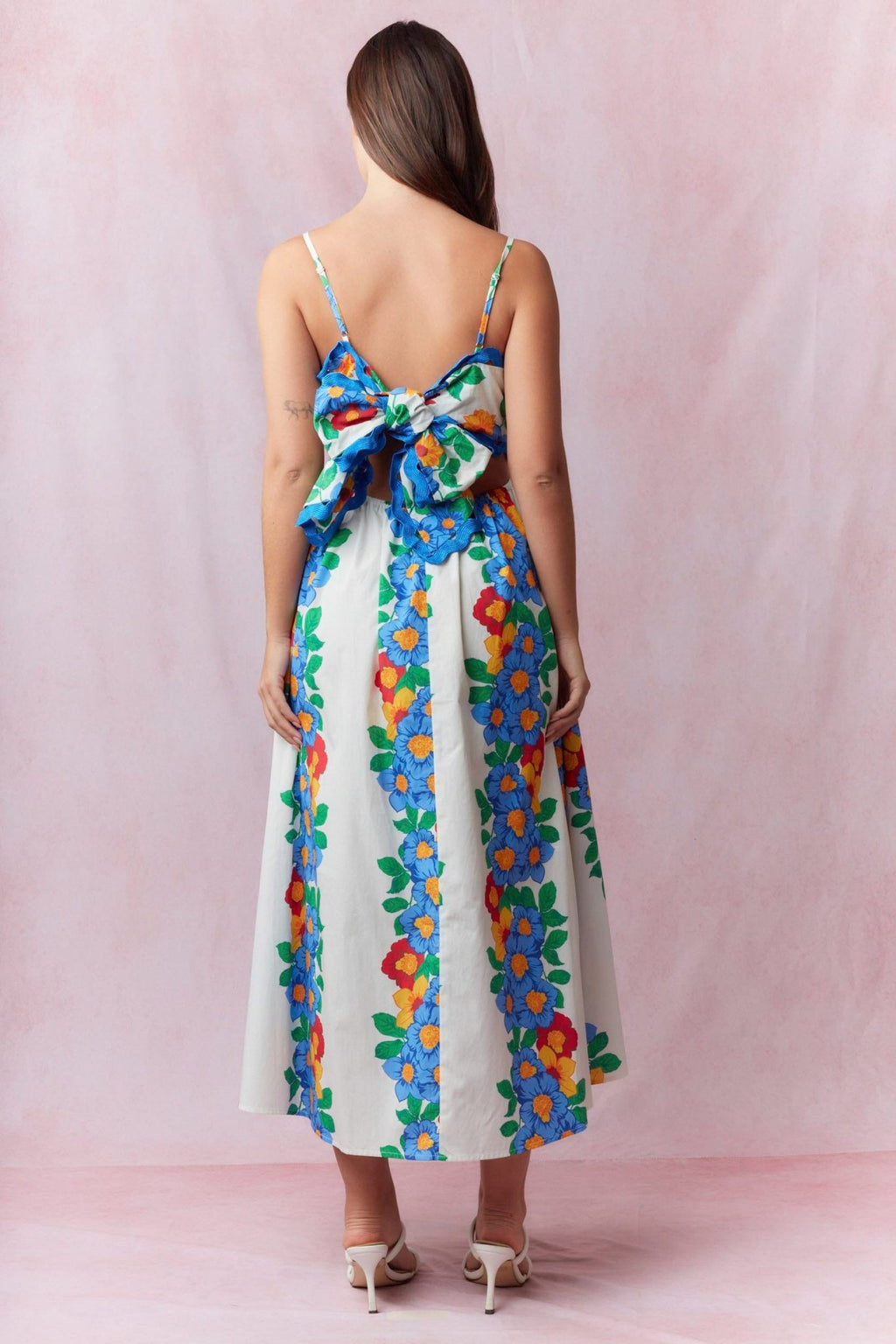 The Hadley: Floral Cut Out Maxi Dress - MomQueenBoutique