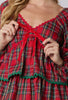 The Jingle Ball Dress - Plaid Christmas Dress With Bows - MomQueenBoutique