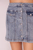 The Kacey Skirt: Denim Button Down Mini Skirt - MomQueenBoutique