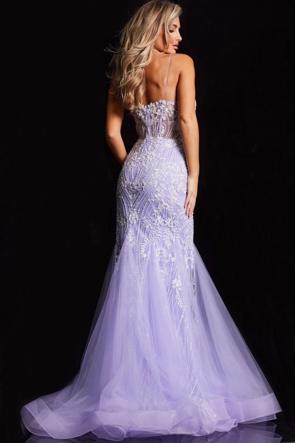 The Kalena Gown: Long Formal Prom Dress Jovani 37414 - MomQueenBoutique